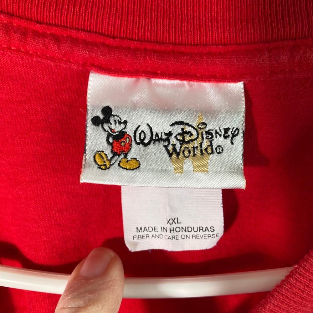 Disney World Mickey Mouse Pluto Christmas Holiday T Shirt Red XXL - Picture 6 of 8